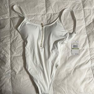 Michael Kors size 8 one piece white swimsuit